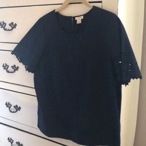 JCrew fitted knit top.